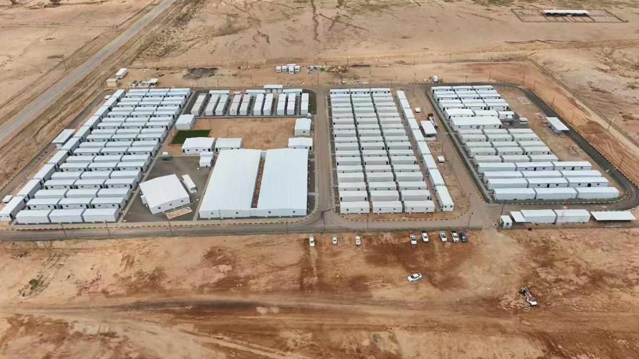 Modular housing for mining camp
