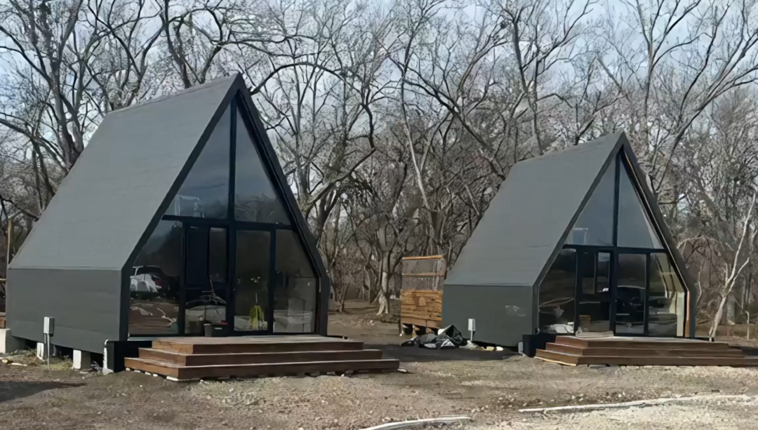 A frame house