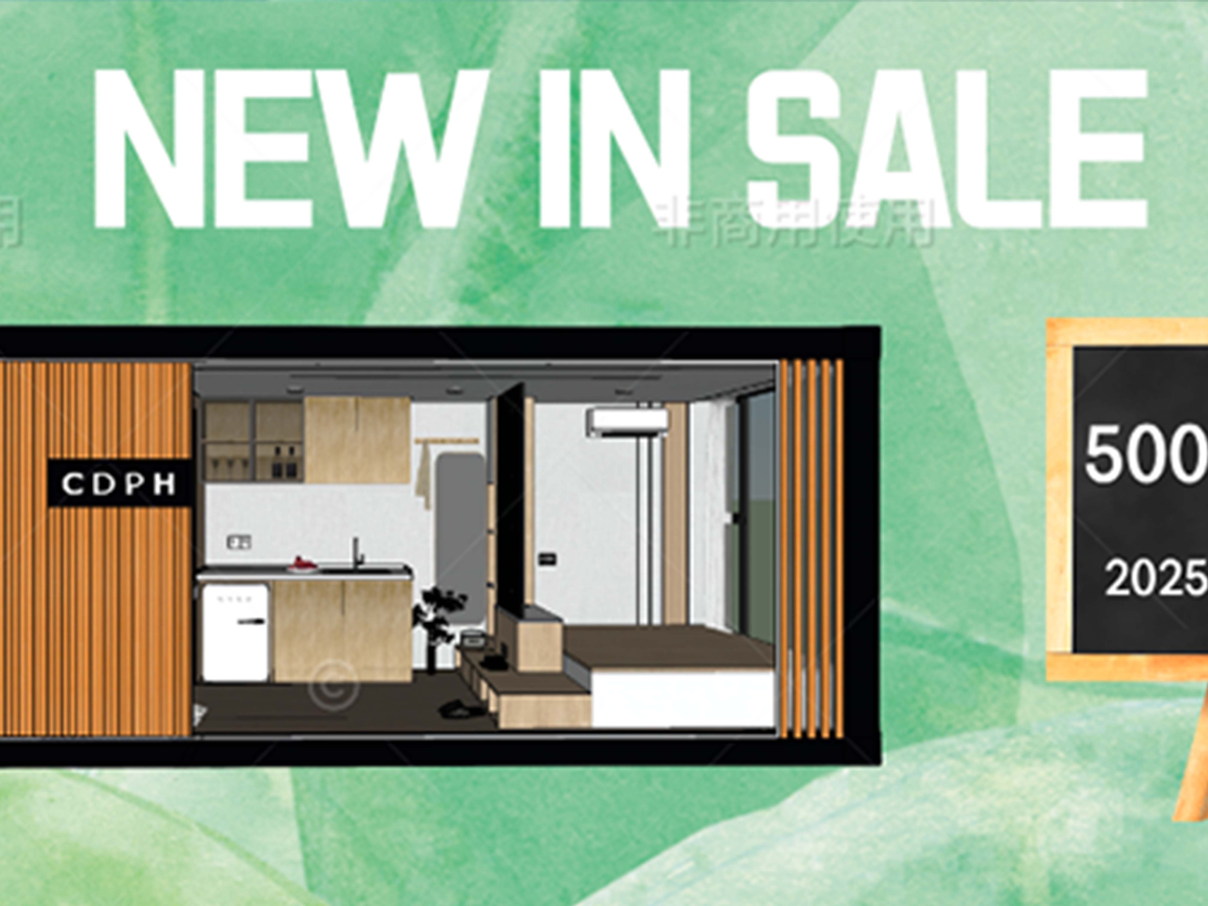 CDPH Launches Newly Designed Decorated Container House at Canton Fair