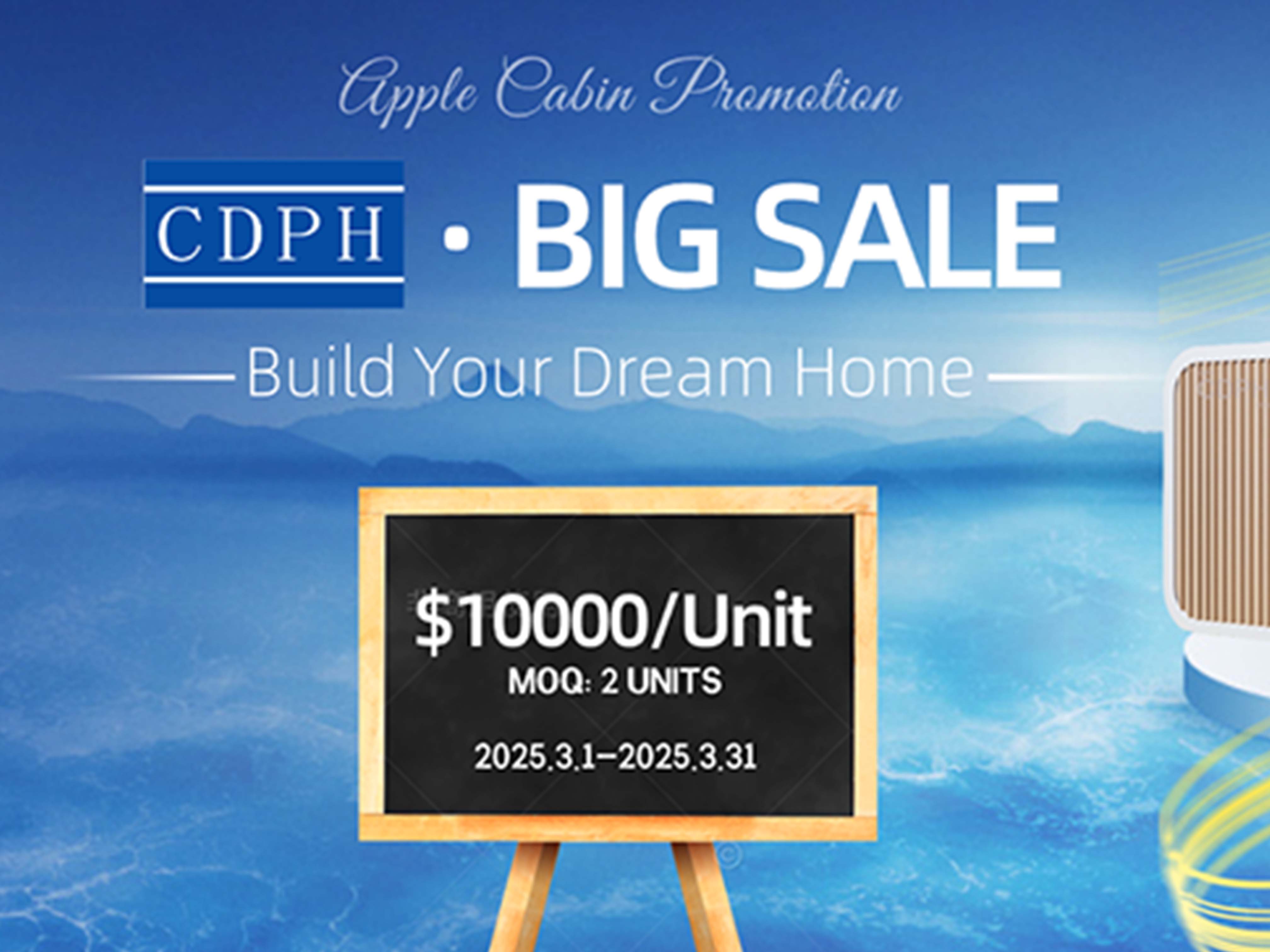 Apple Cabin Modular House March Promotion