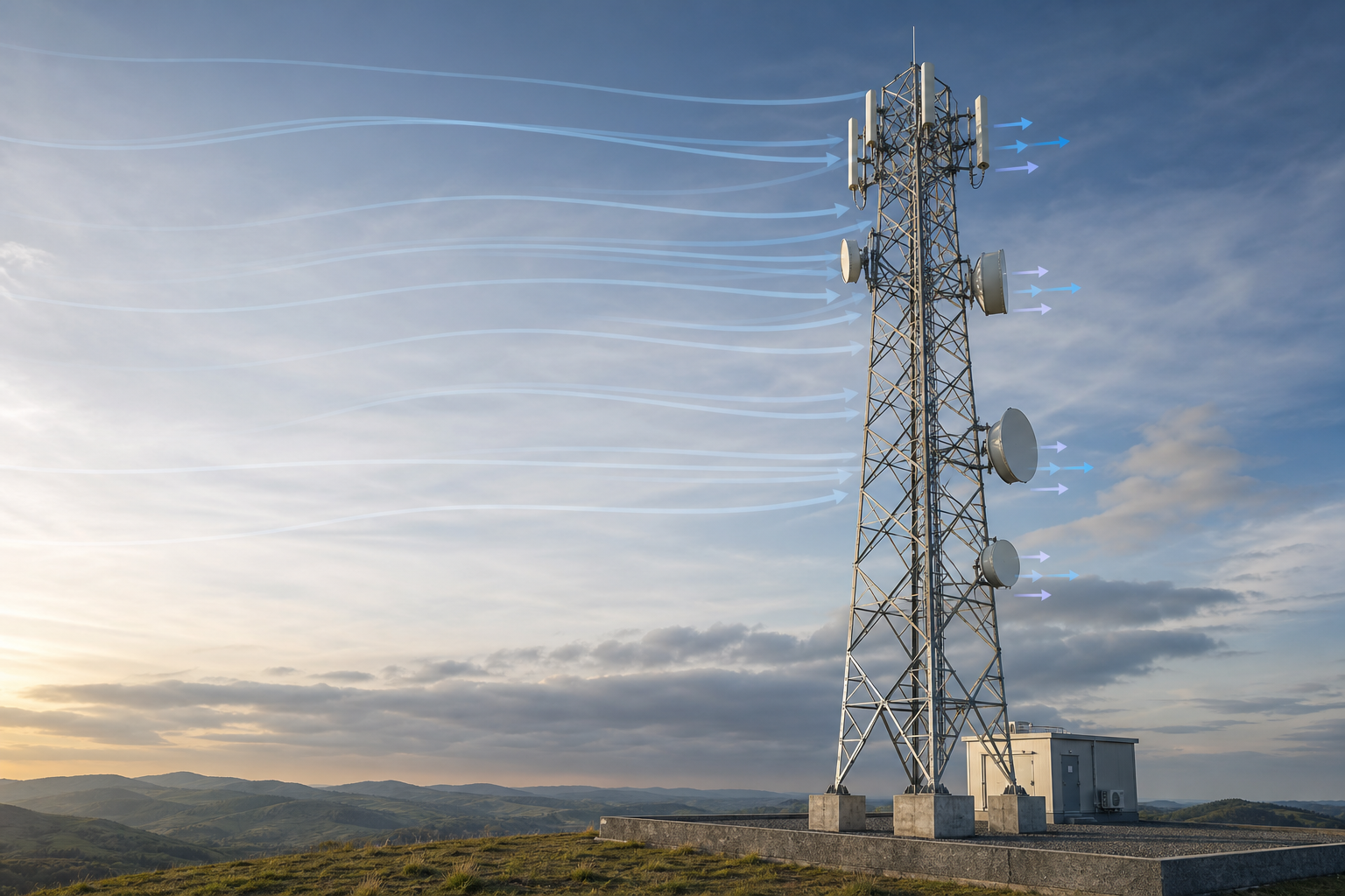 How Wind Load and Antenna Loading Affect Communication Tower Design