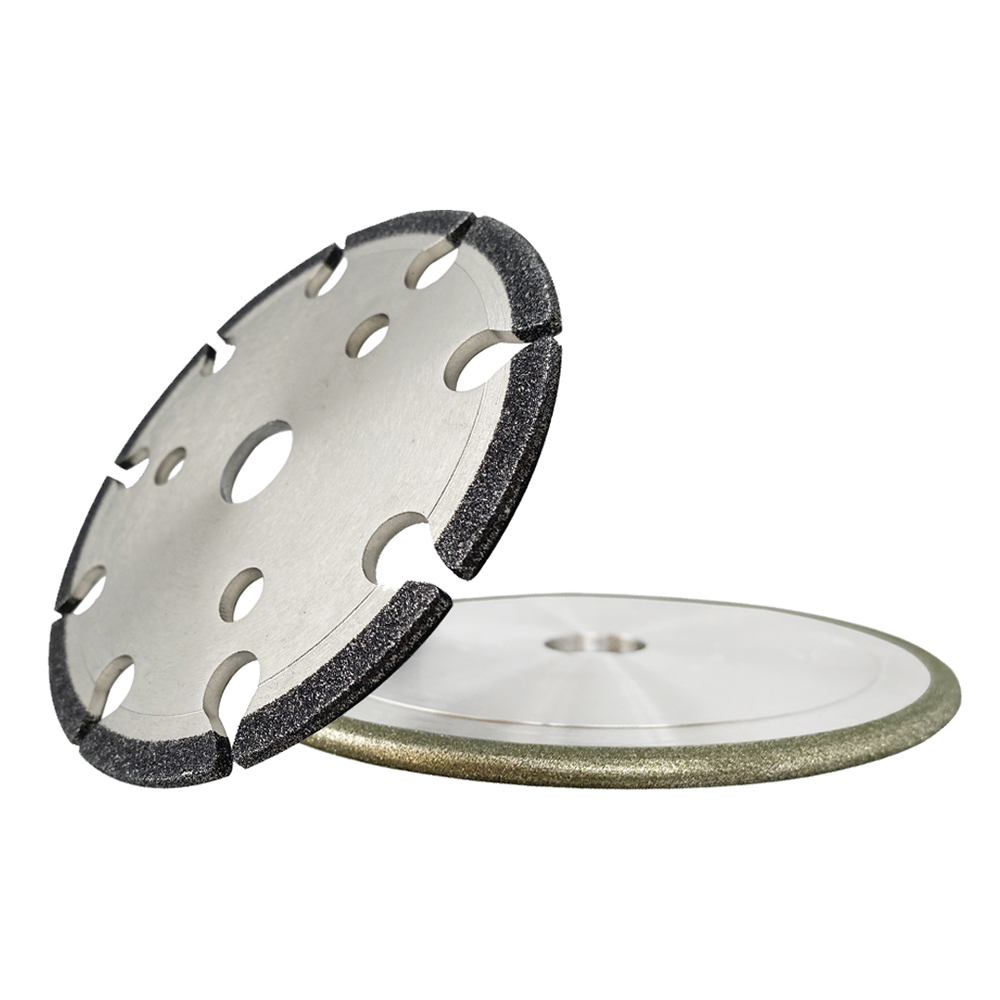 Versatile electroplated diamond wheels for various applications