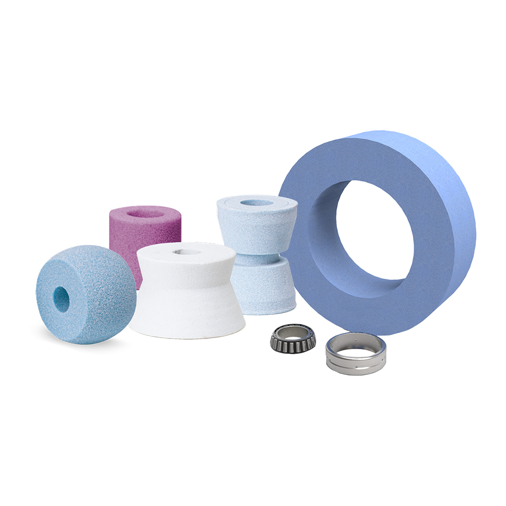 Conventional abrasive grinding wheel for bearing
