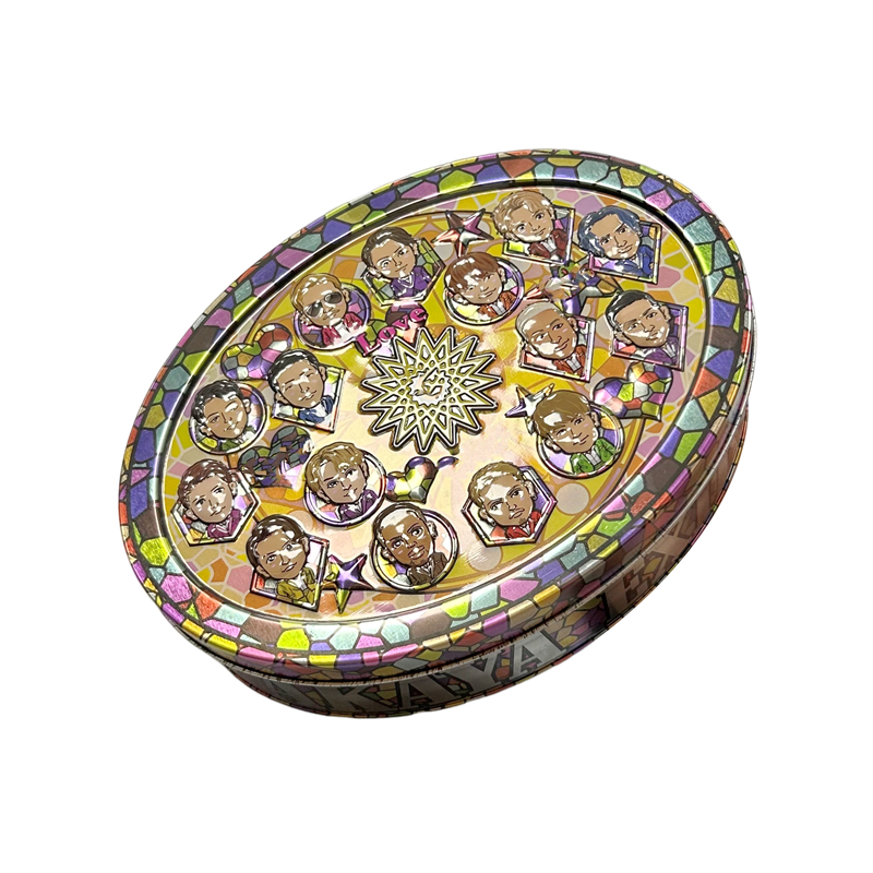 oval tin box