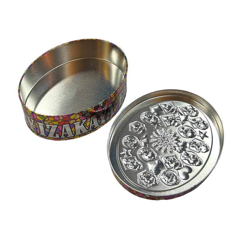 oval tin box