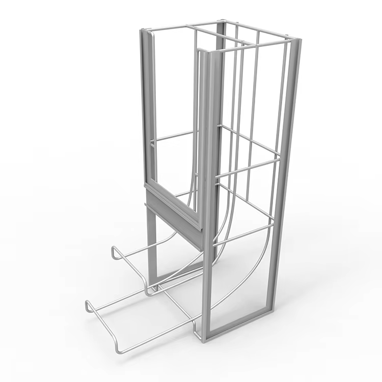Customized Countertop Metal Wire Display Stand Canned Coffee Display Rack Dispenser for Supermarket supplier