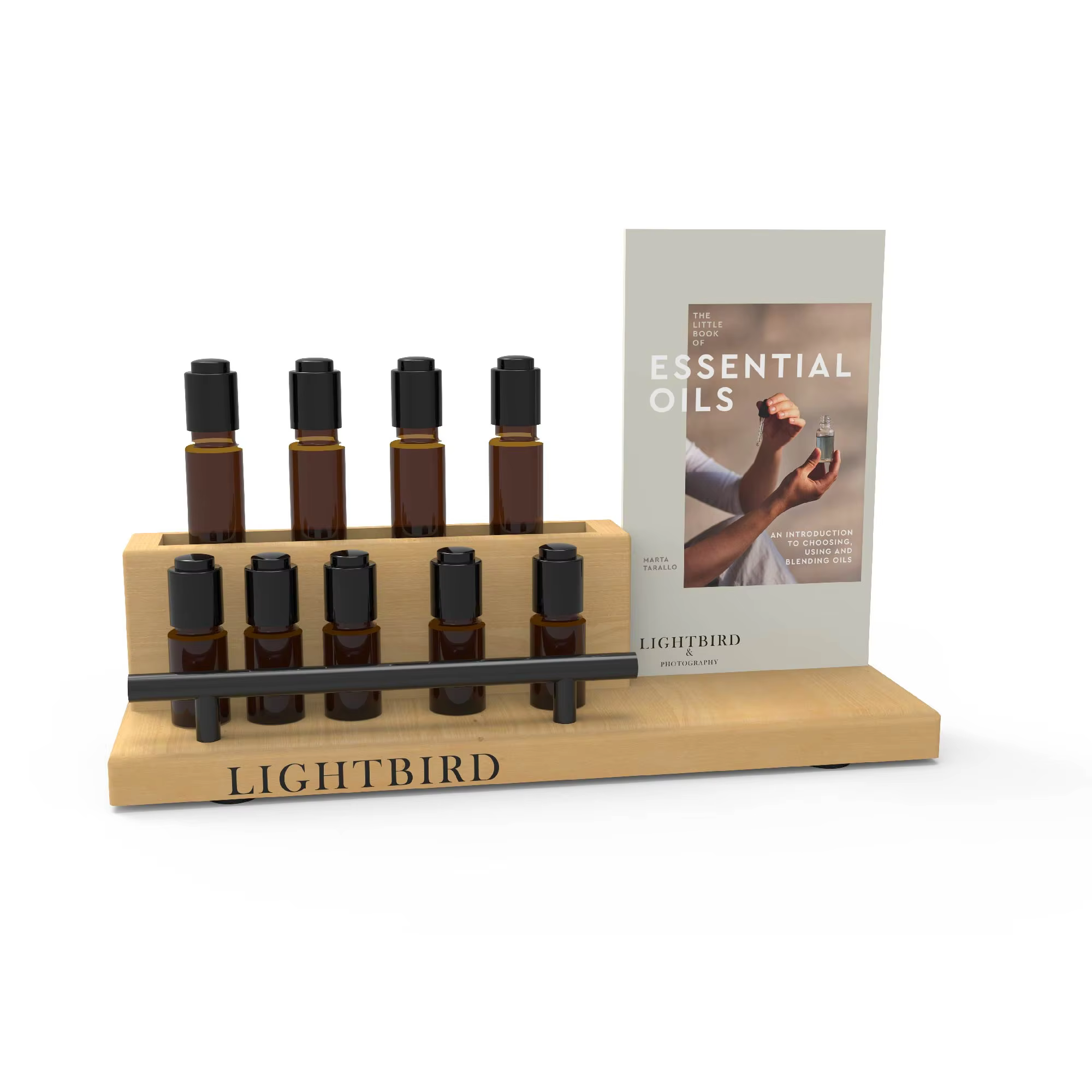 Customized Pine Wood Floor Retail Display Rack for Brand Marketing details