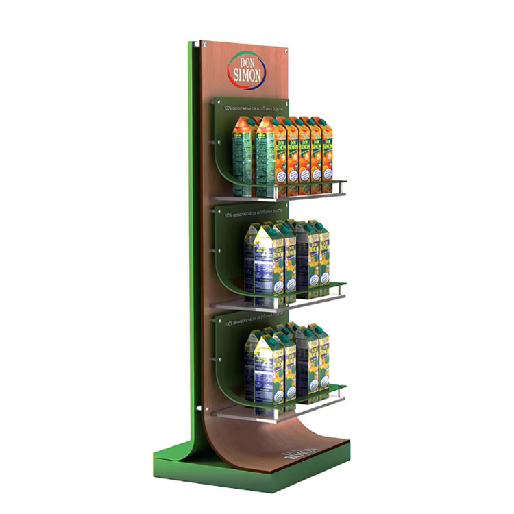 Hot Selling Double-sided Garment Rack MDF Material Store Display for Clothing Store manufacture