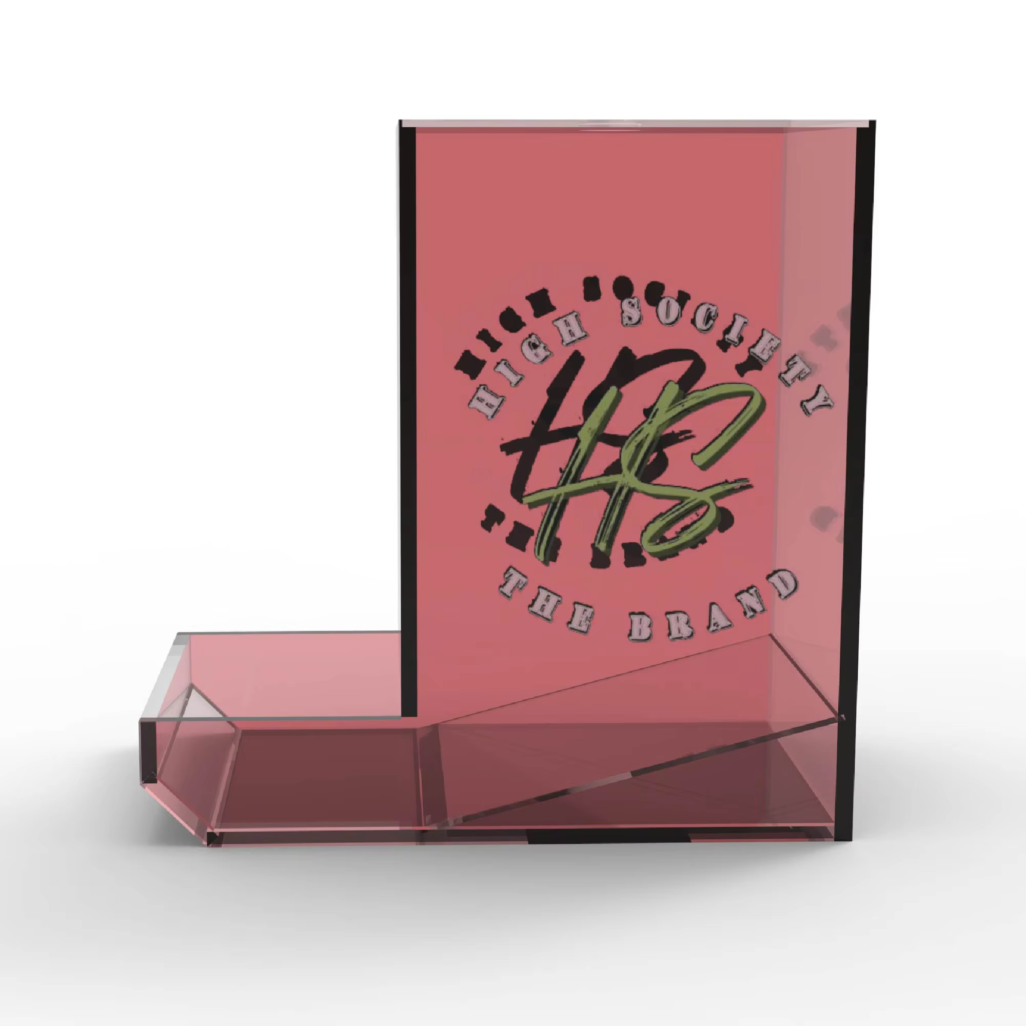 Acrylic Counter Display Stand Slim Bottle Drink Pack Dispenser with Display Case factory