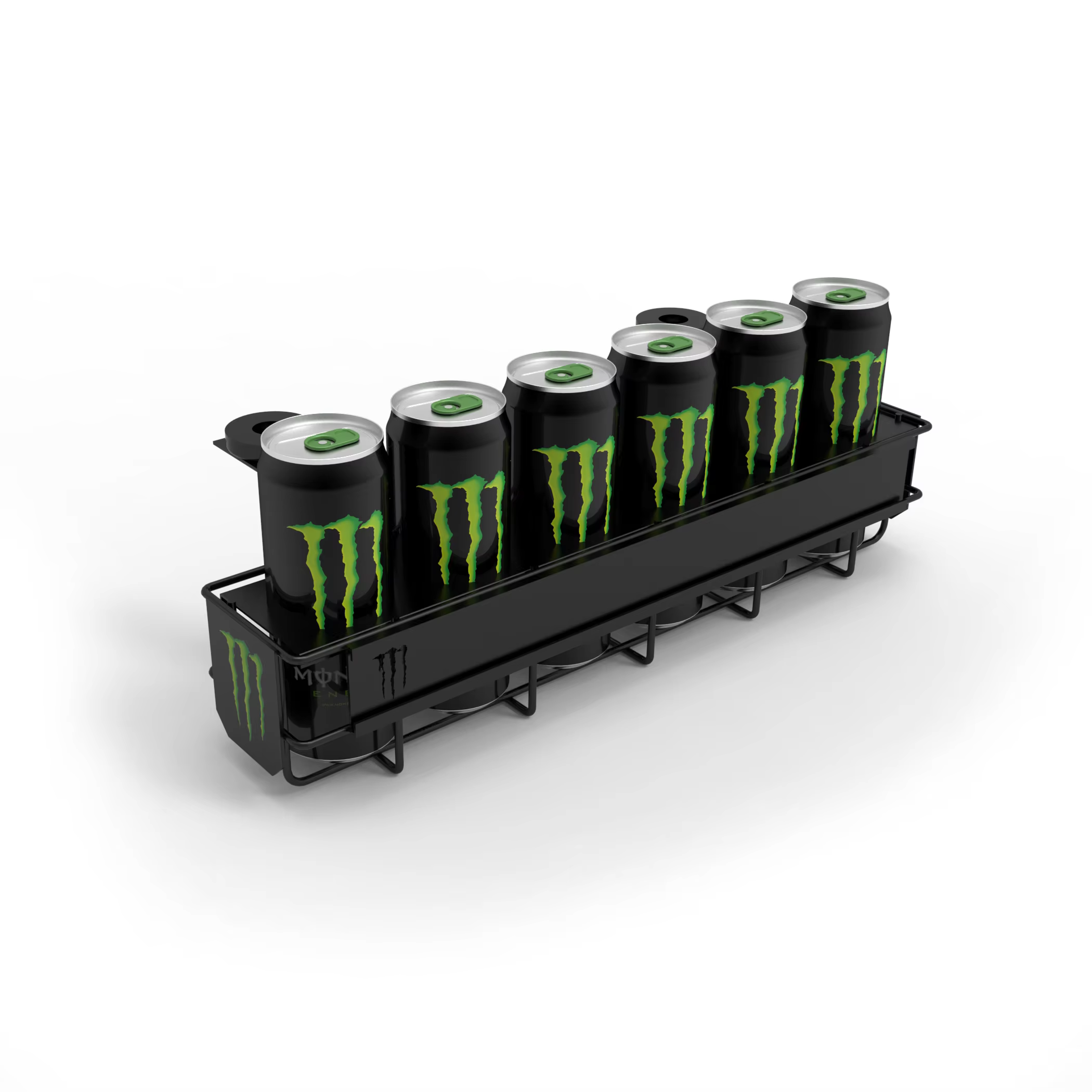 New Design Metal Energy Can Drink Floor Display Rack Powder Coated for Stores Shops Shopping Malls Supermarkets for Advertising details