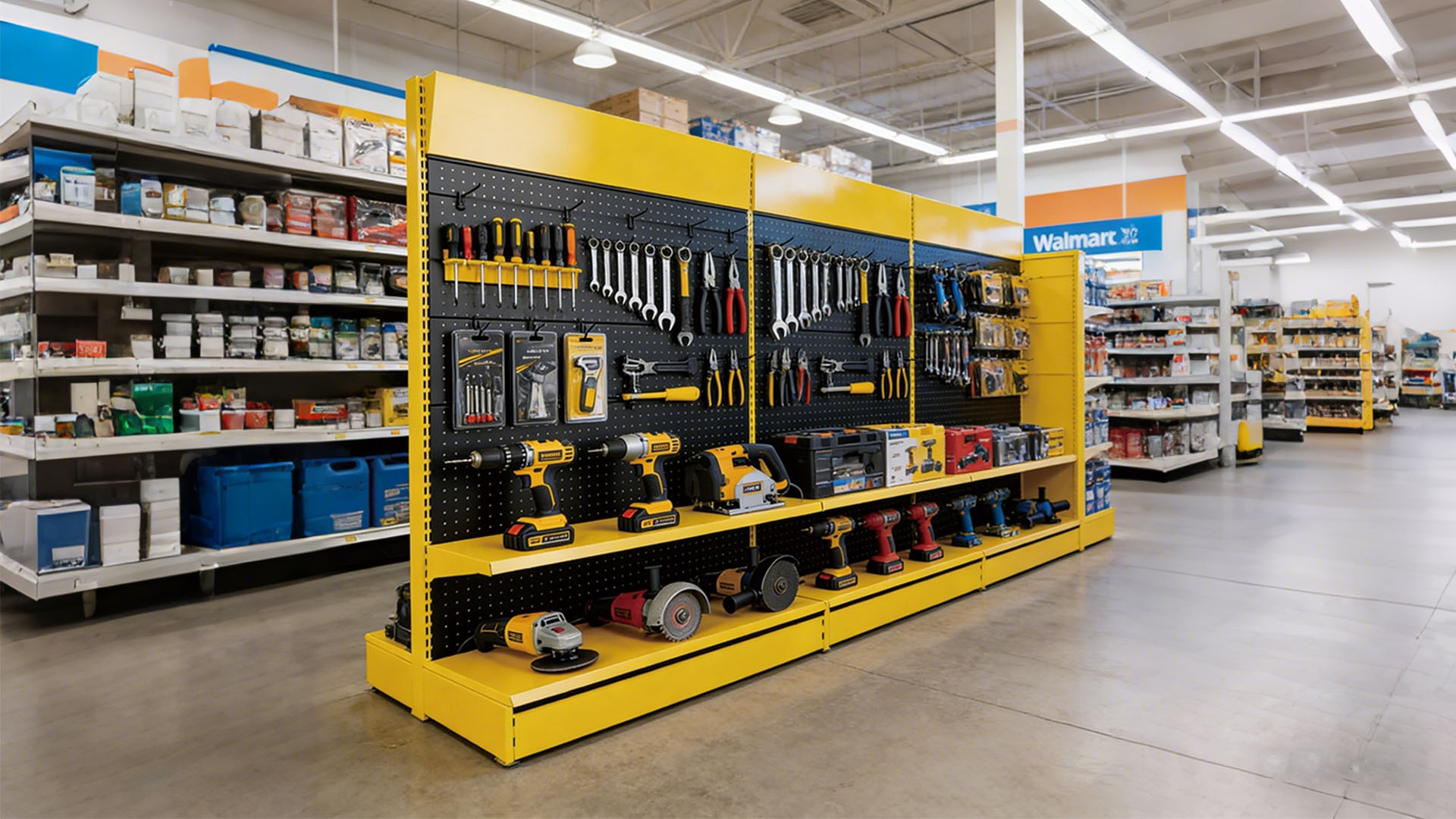 How This Heavy-Duty Modular Tool Display Rack Elevates Hardware Retail Layouts and Boosts Brand Professionalism