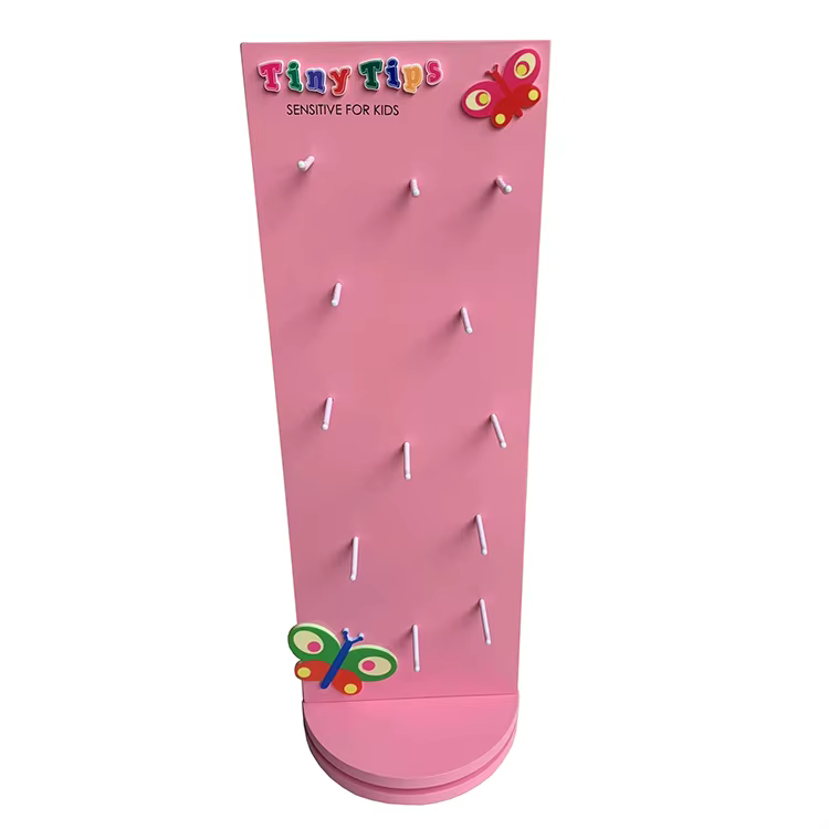 Fashion Wooden Skin Care Cosmetics Display Stand for Stores manufacture