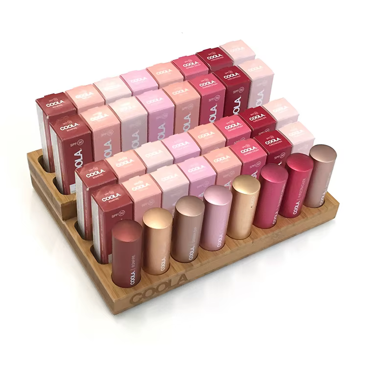 Custom Design Beauty Skin Care Display Rack Cosmetic Makeup Counter Top Display Stand for Retail Market Shop details