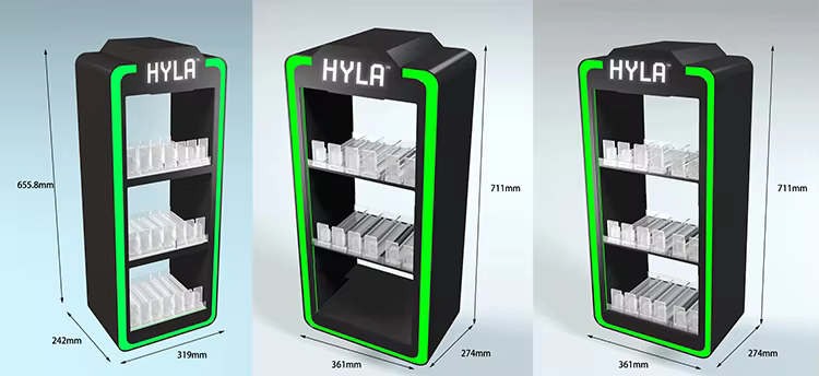 Modern Floor Standing Pet Food Display Stand Durable Cardboard Racks with LCD Custom Retail Display for Dogs and Cats manufacture