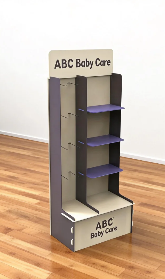 How This Specialized Baby Care Product Display Rack Elevates Retail Layouts and Boosts Brand Visibility-1