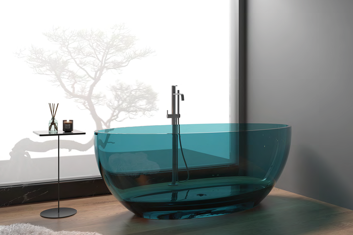 Wiselink Transparent Bathtub Series