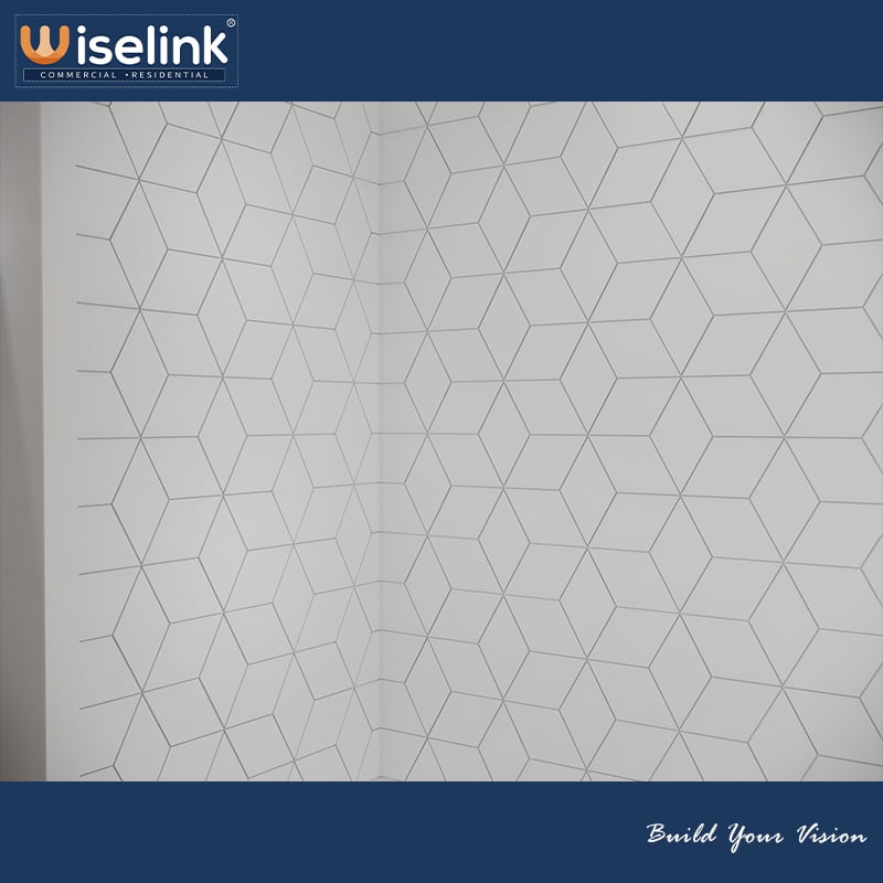 Stars | Cultured Marble Shower Walls for Hotel Remodel