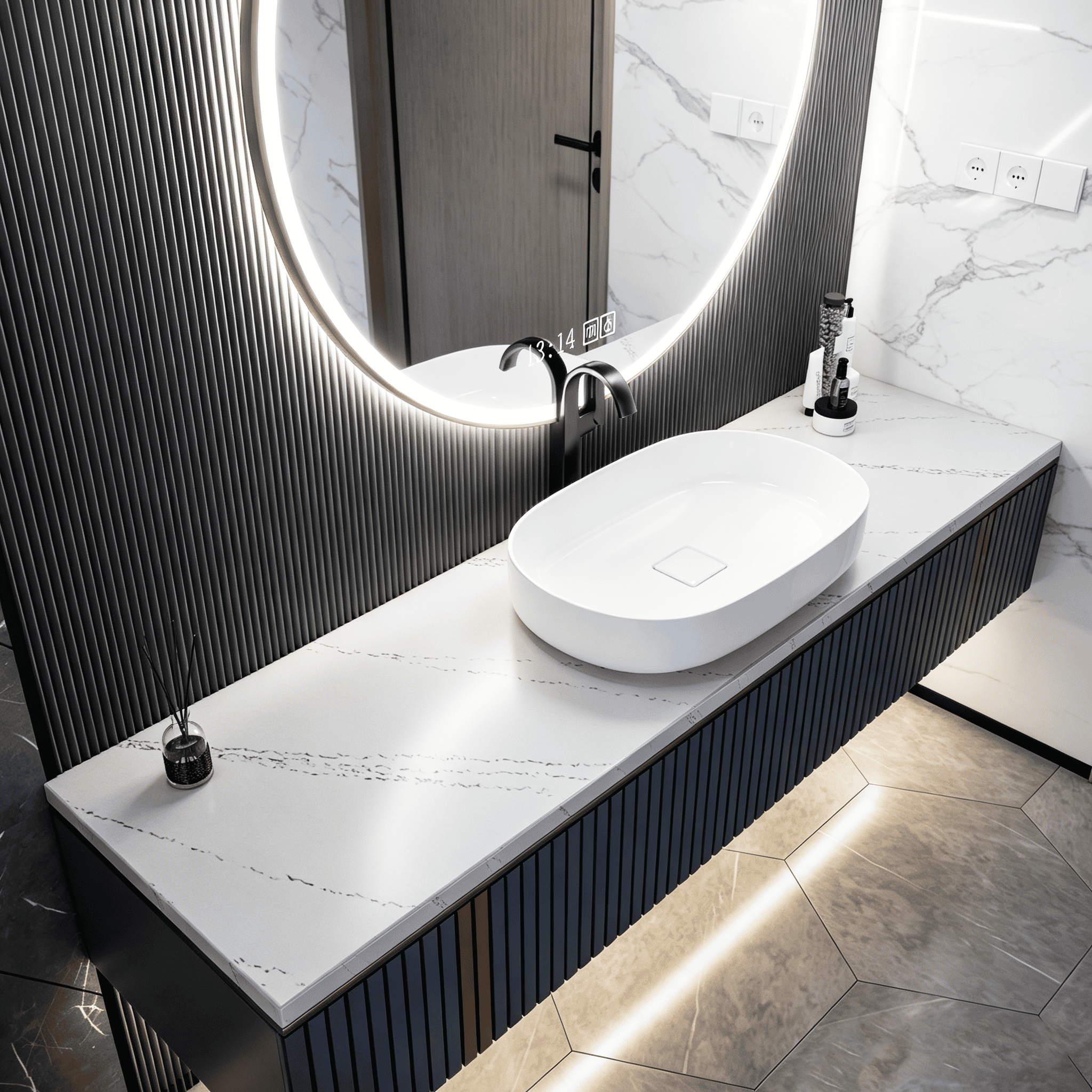 Integrated Sink vs Drop-In Sink for Hotel Vanities
