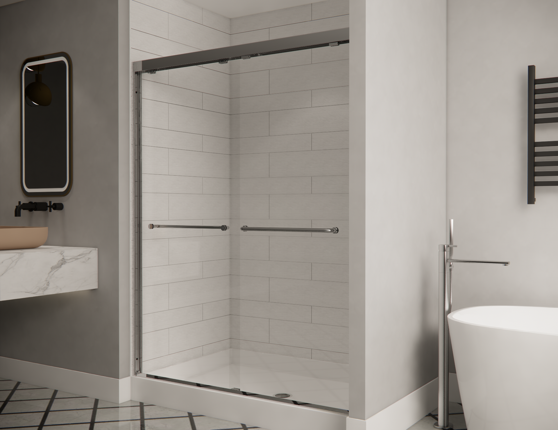 Shower Grass Door