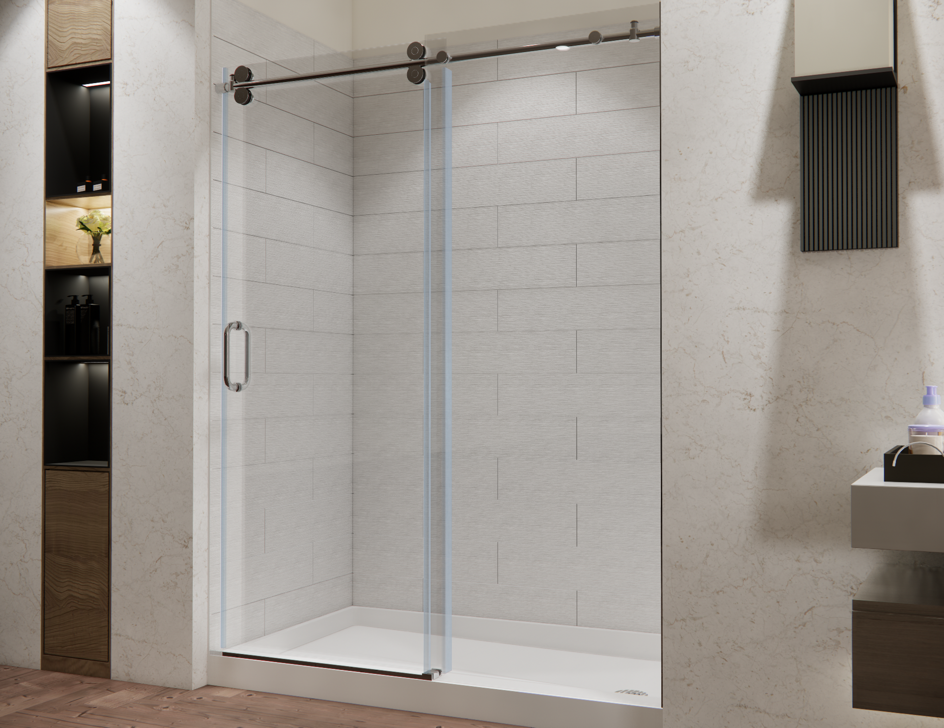 Shower Grass Door