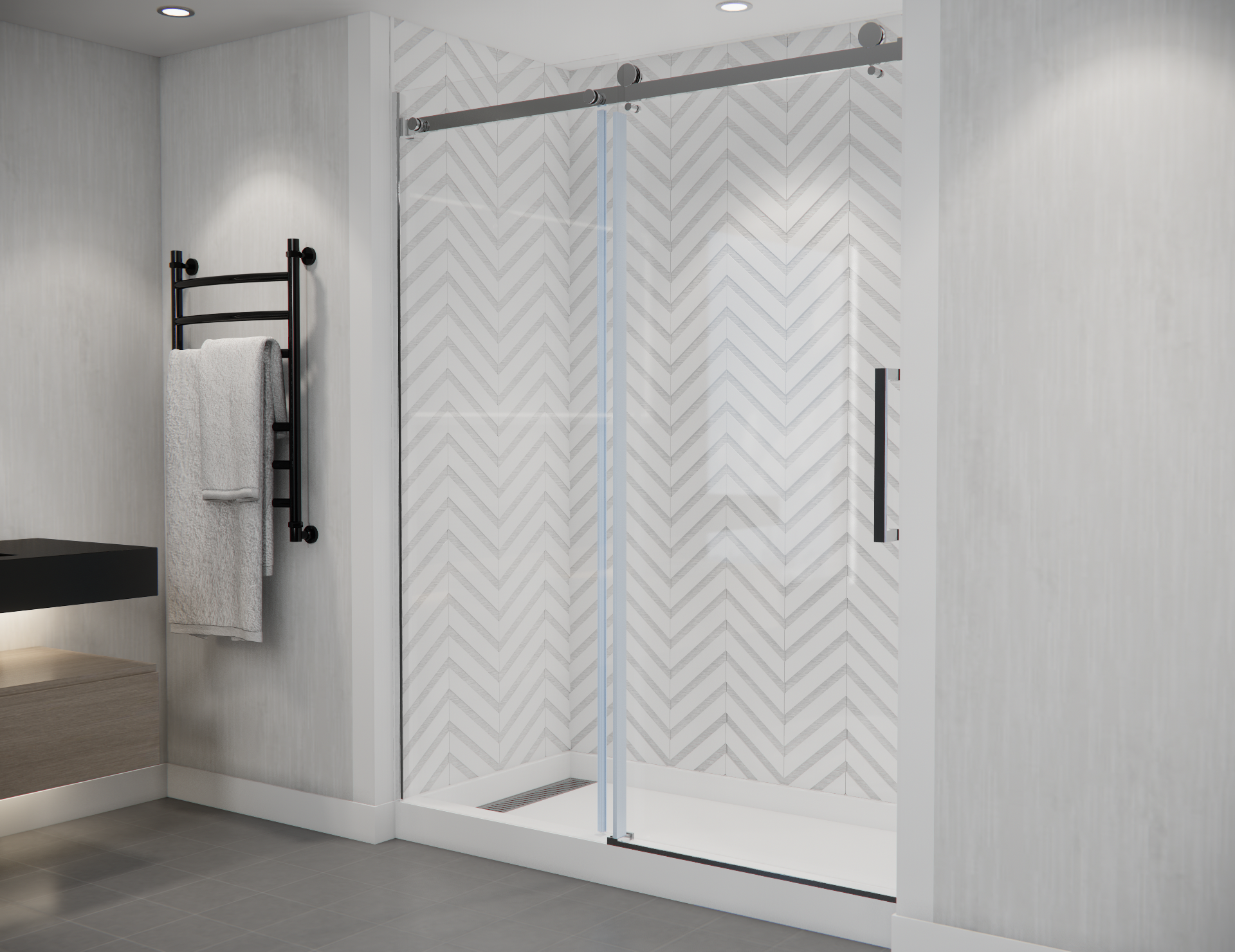 Shower Grass Door