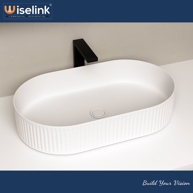 Solid Surface Counter Top Basins: Effortless Installation & Artistic Design