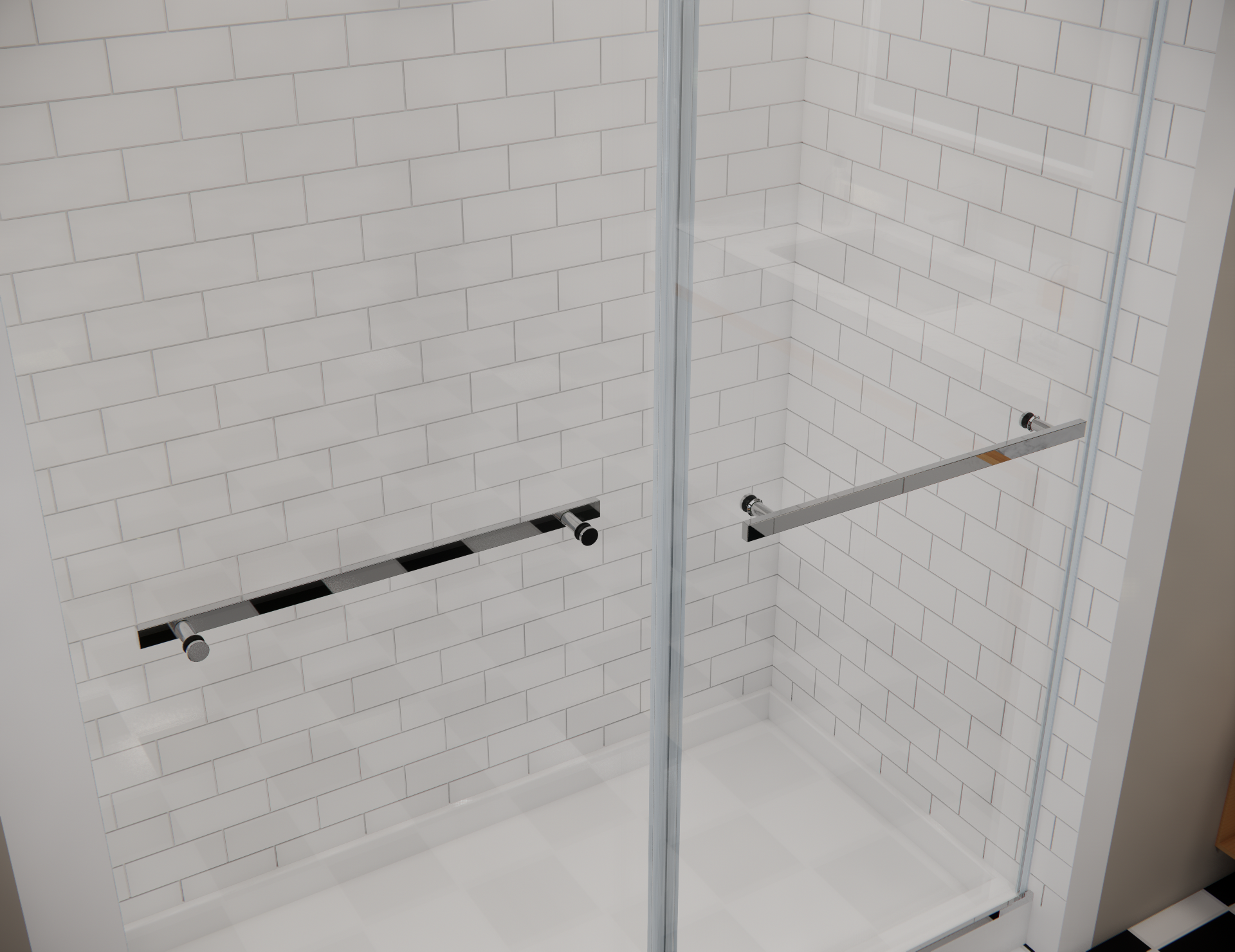 Shower Grass Door