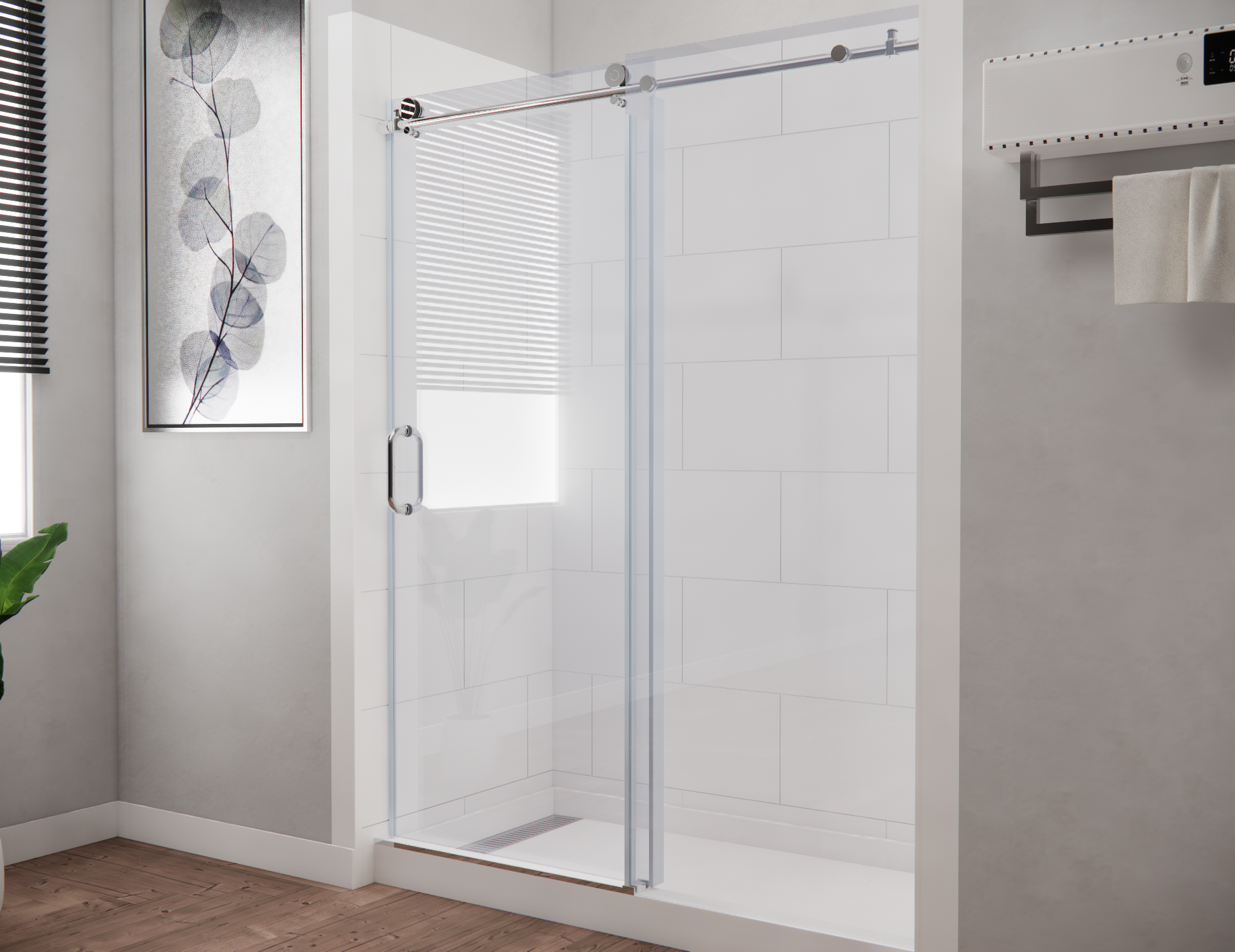 Shower Grass Door
