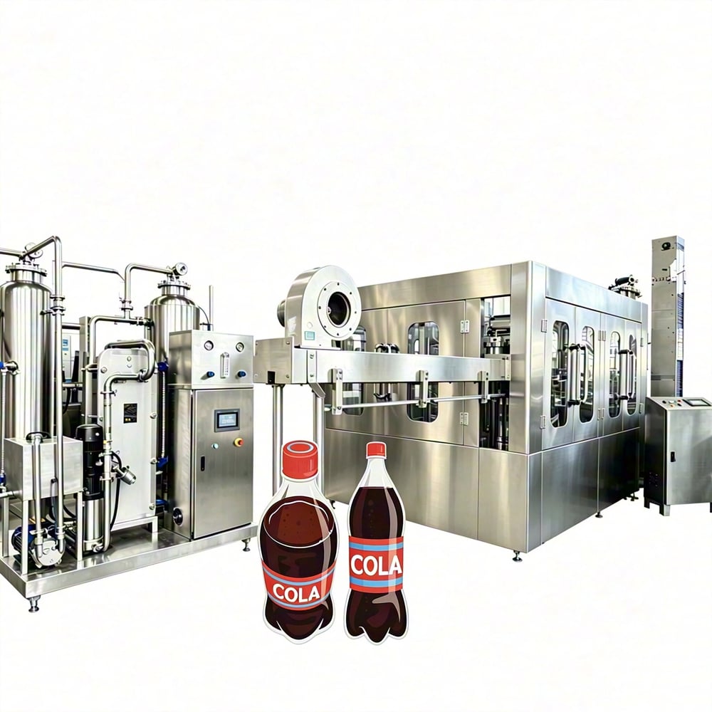 cSD və qazlı su üçün 6000BPH izobarik doldurma maşını