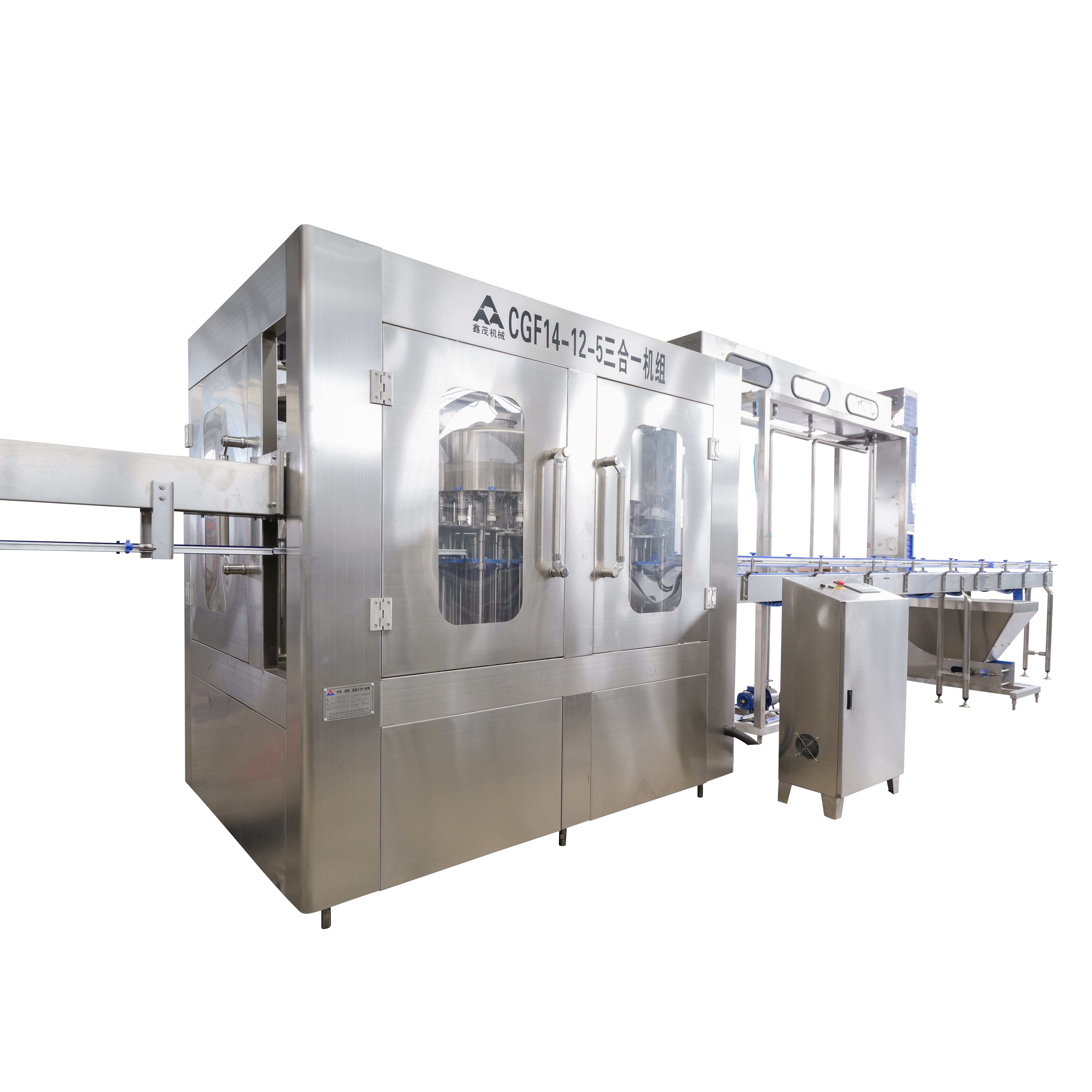 macchina per Riempimento d'Acqua Minerale Pura in Bottiglie PET 4000BPH