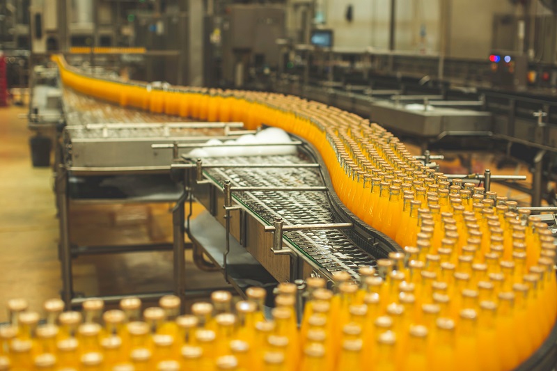 лінія розливу газованих напоїв у скляні пляшки 18000 BPH (750 мл)