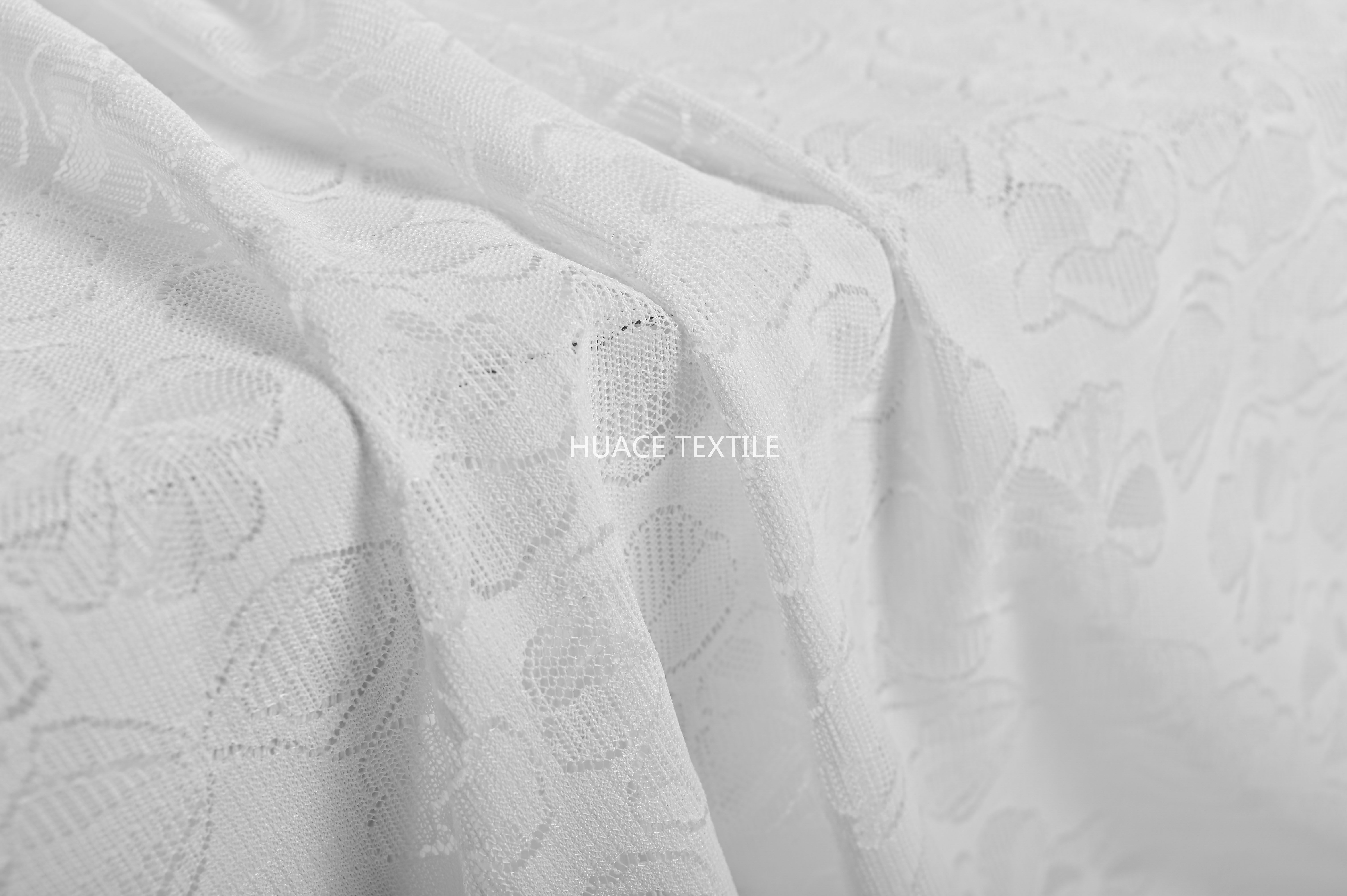 New Style  Fashion Polyester Spandex Stretch Jacquard Crepe Fabric