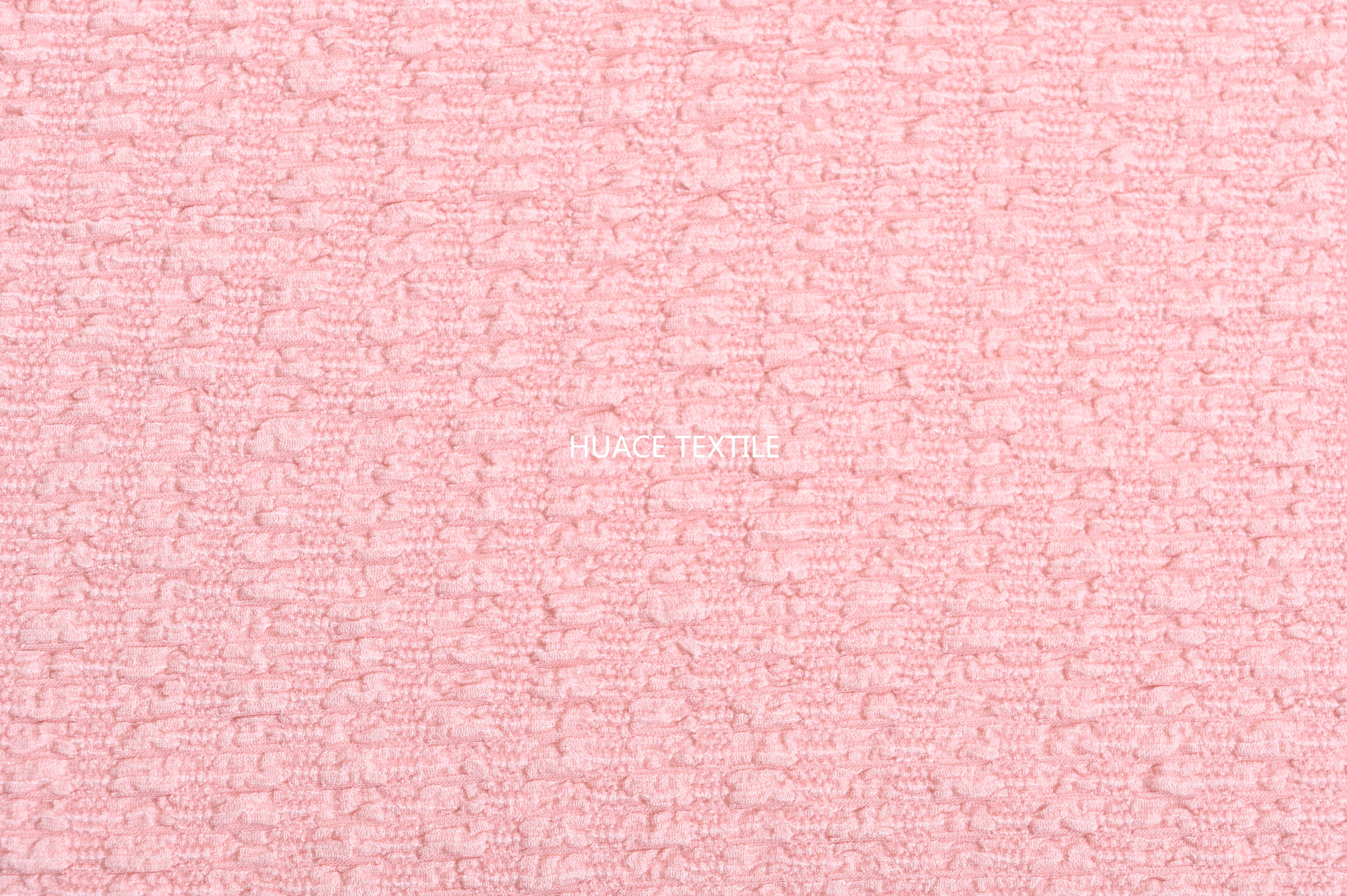 New Style Fashion Polyester Spandex Stretch Jacquard Crepe Fabric