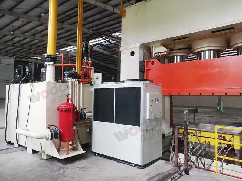 2500 ton frame hydraulic press installation completed 2500 ton frame hydraulic press installation completed