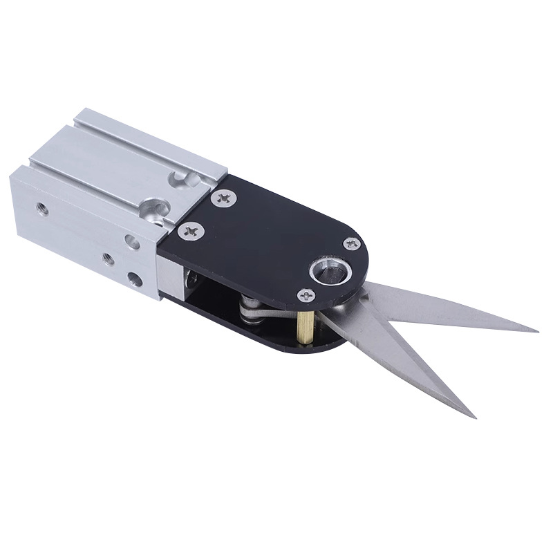 Foarfecă pneumatică de înaltă viteză, de grad industrial, pentru linia de centuri auriculare, tăietoare bidirecțională cu 40 de capete de tăiere, foarfecă pneumatică ne-standardizată pentru fier și cupru