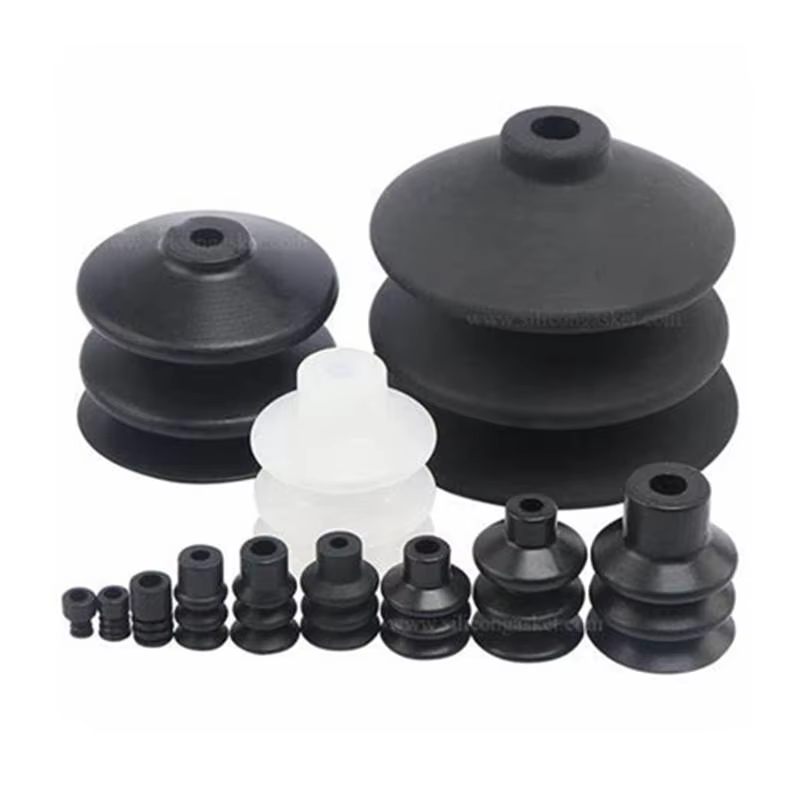 Rubber Silikoon Vakuum Suier Meganiese Arm Toegereedskap Balg Suier Mp/mps Industriële Silikoon Suier