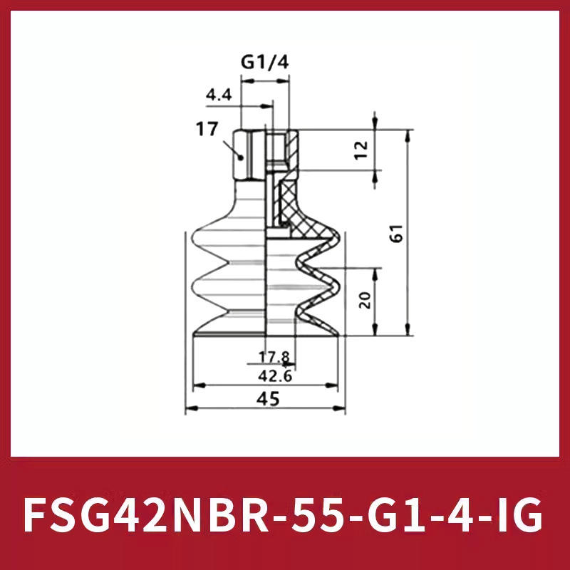 Fsg42nbr-55-g1/4-ig