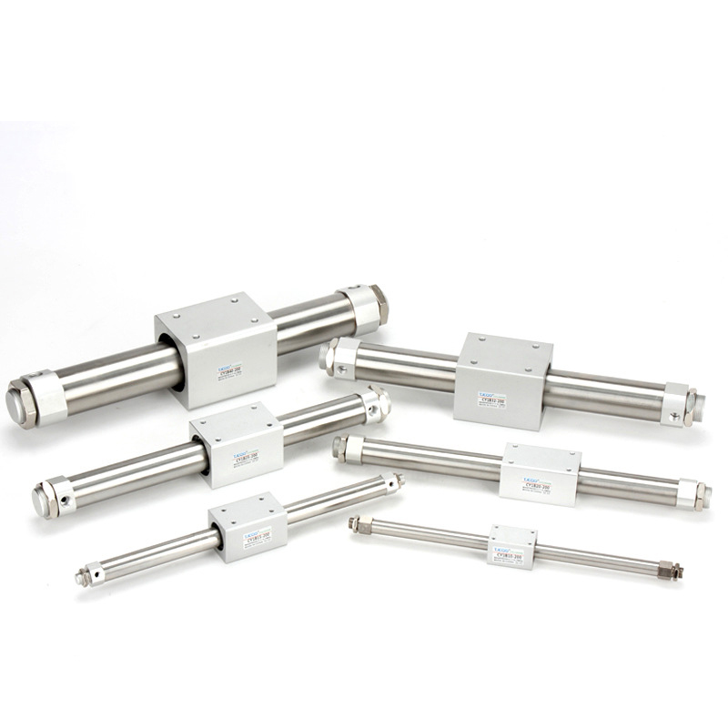 Pneumatiese magtige koppel tipe roerlose silinder RMS-10/16/20/25/32/40-100/200/300SLB