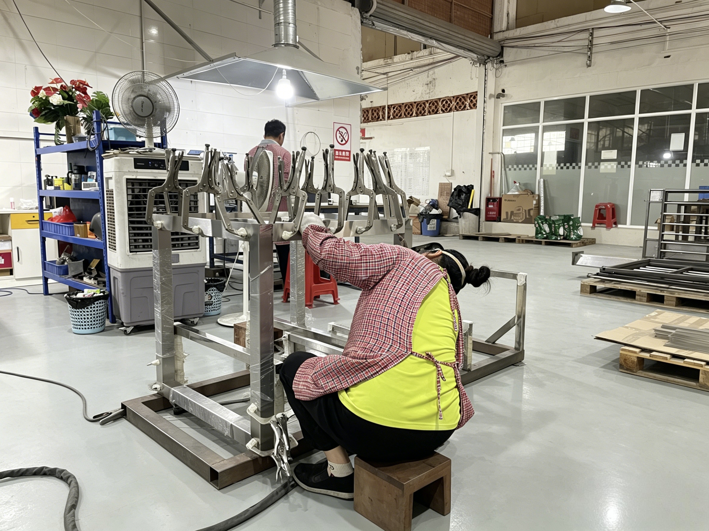 Diverse welding fixtures boost our perfect welding