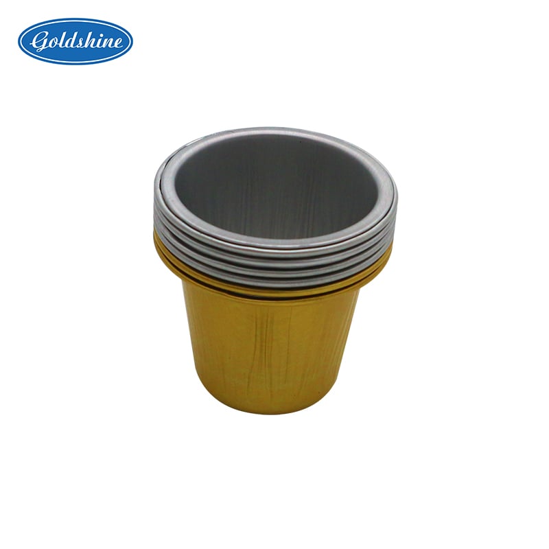25 ml Farbiger Aluminiumbecher Aluminium-Backbehälter mit Deckel