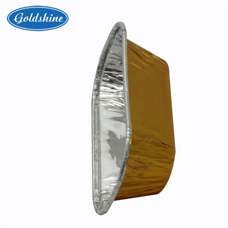 Einweg-Rechteckige bunte Aluminiumfolienbecherform