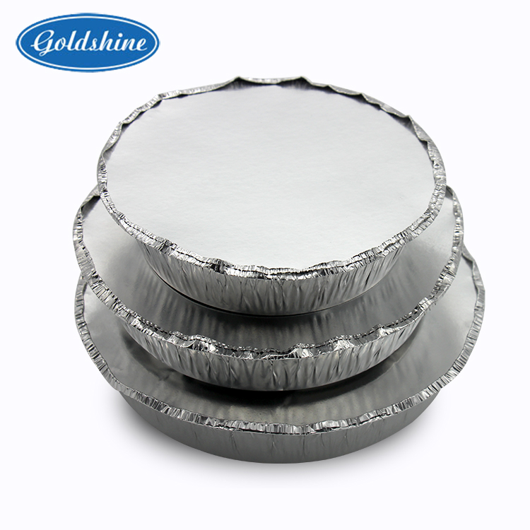 500ml 60mic Runder Einweg-Alufolien-Lebensmittelcontainer