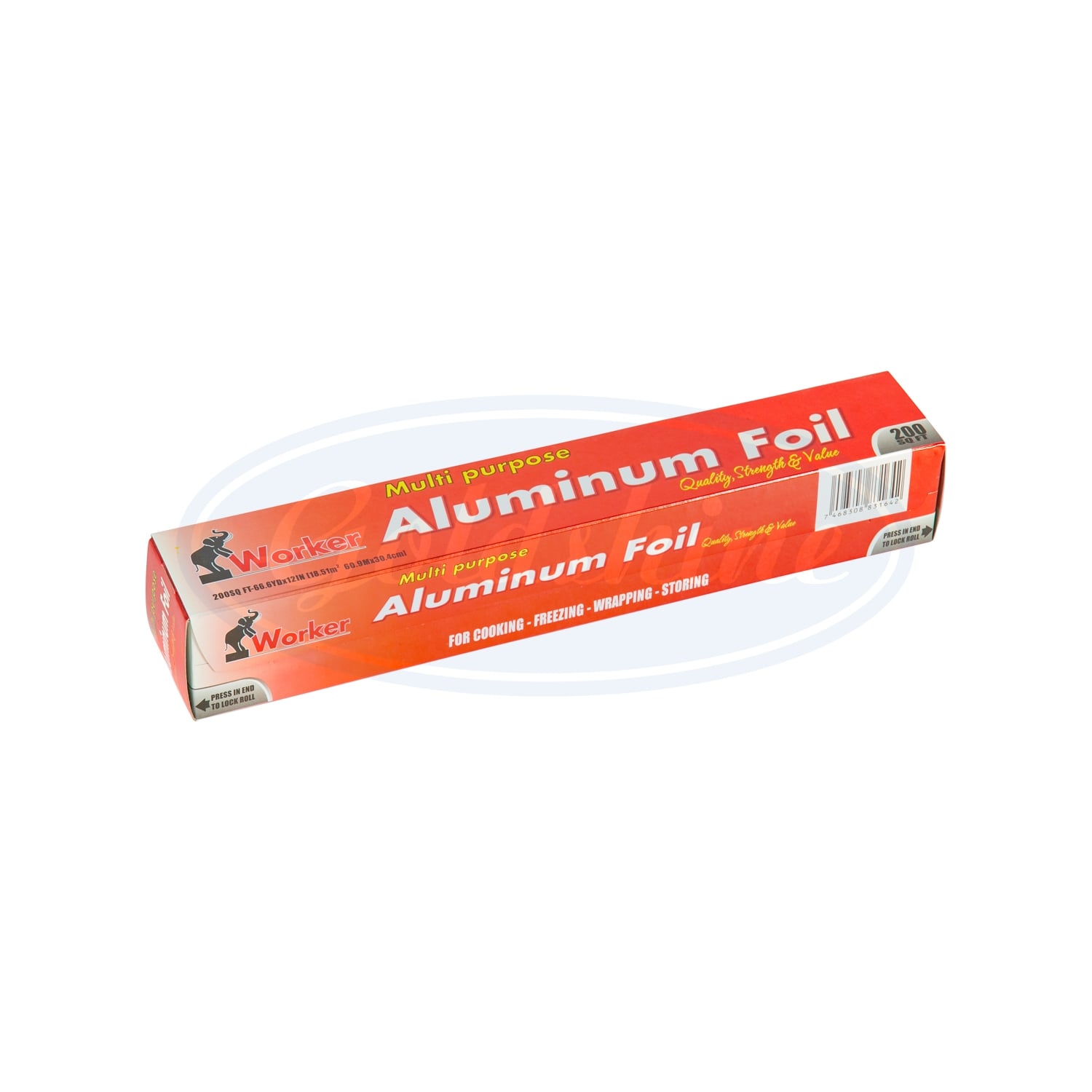 Recyclable Haushalts-Küchenbenutzung 8011 200SQFT Einweg-Nahrungsmittelverpackung Aluminiumfolie Rolle