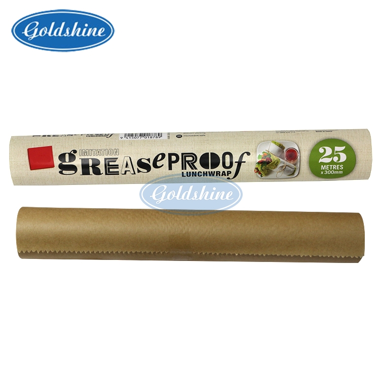 Fettfreies Antihaft-Food-Verpackungspapier, Wachspapierrolle fettbeständig