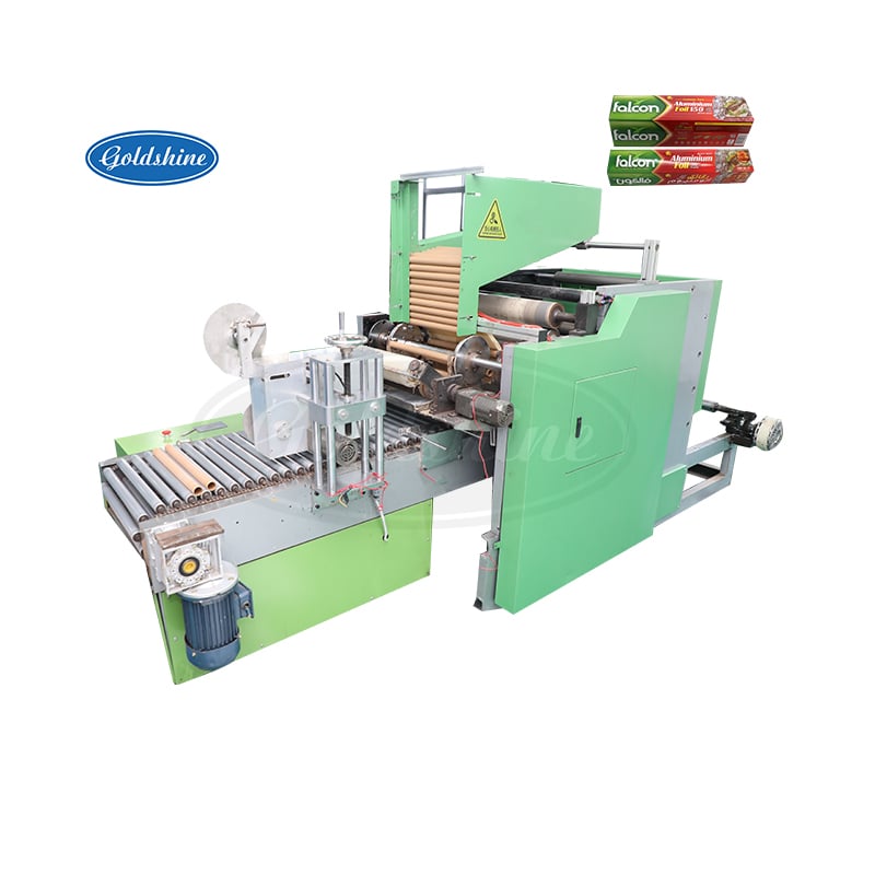 chinesischer Hersteller von Aluminiumfolie-Schlitzen- und Aufwicklungsanlagen mit Etikettiermaschine