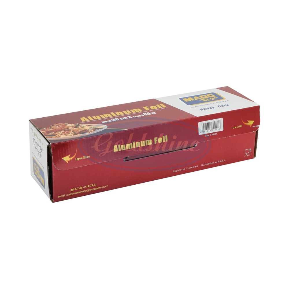 8011 Haushalts-Aluminiumfolie mit Premiumqualität Lebensmittelklasse