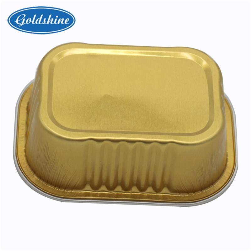 8011-Aluminiumfolienbehälter für Tart Brot Lebensmittelqualität