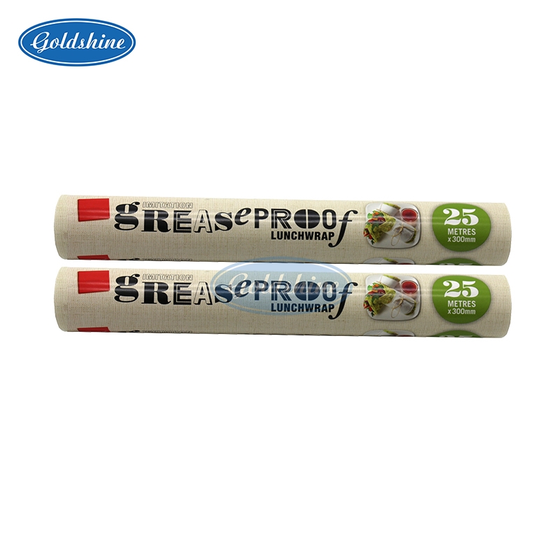 Fettfreies Antihaft-Food-Verpackungspapier, Wachspapierrolle fettbeständig