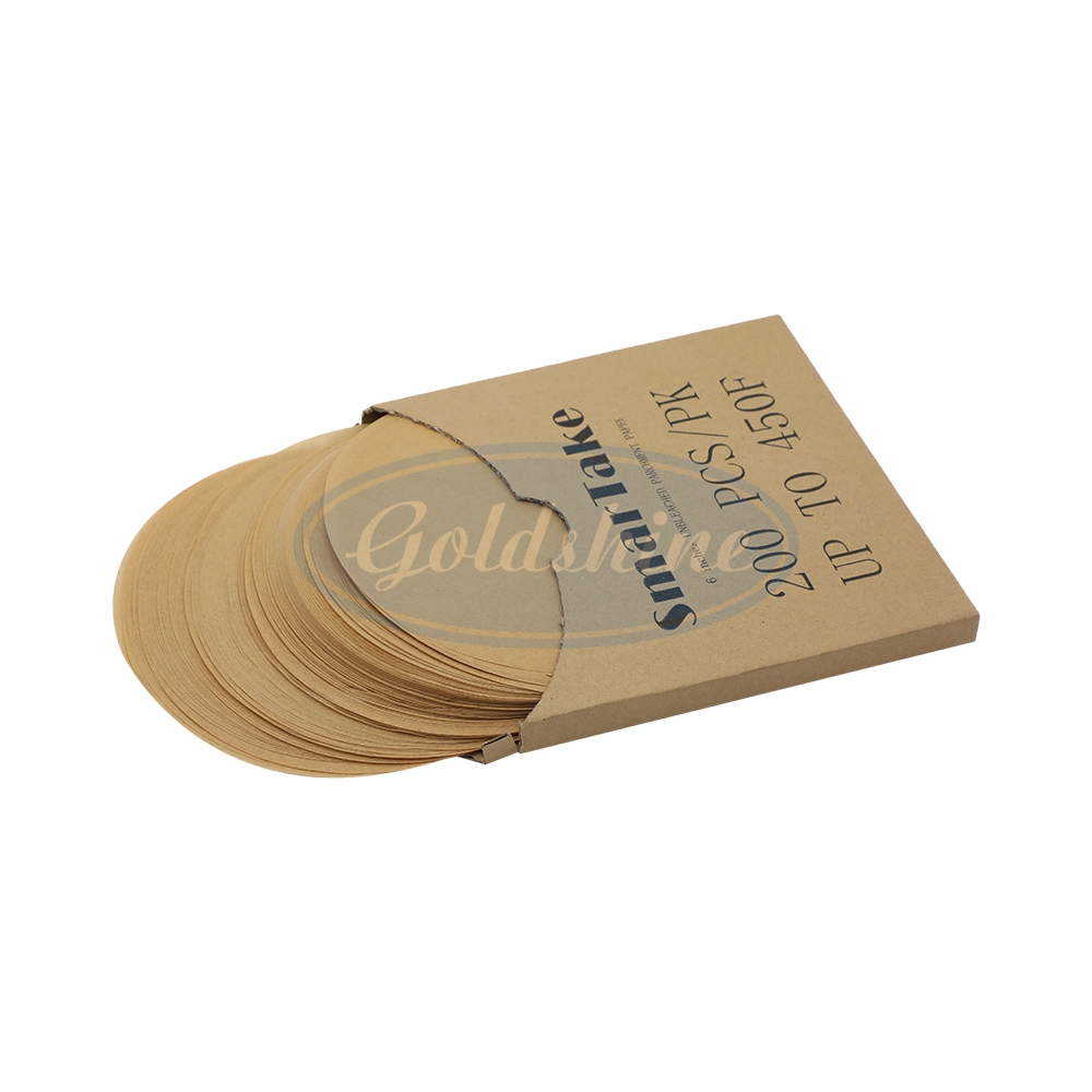40gsm 200 Stk. Rundes Fettbeweis Koch-Backpapier in Blättern