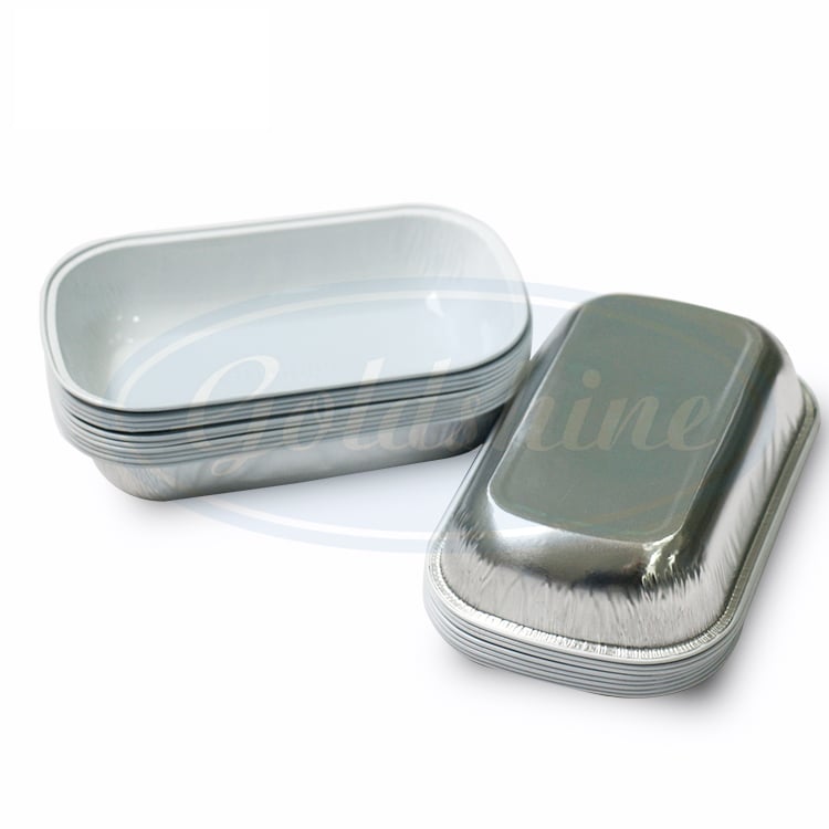 Einweg-Luftfahrtcatering Alufolien-Container Folien-Mahlzeitstablett